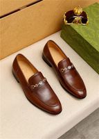 4 estilo zapatos de hombre de la marca de lujo cuero casual halfape de diseñador de calzado para hombres zapatillas de chanclas transpirables para el centavo de centavo azul marino