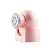 Handheld RF Beauty Care Personal Cuidado Piel Apretar EMS Anti Arrinkles LED Red Light Rejuvenecimiento 2 en 1 Scrubber Silicone Dispositivo de masaje cálido