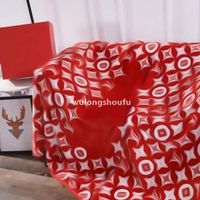 Vintage Style Soft Rouge Soft Thread Couverture de châle en Flanelle Big Taille 150x200cm Voyage de la Mode Home Office Nap Couvertures J