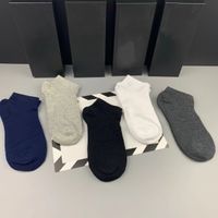 Дизайнеры мужские женские носки пять пар роскошной спортивной зимняя сетка