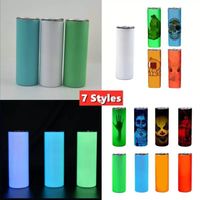 Sublimation Glass Beer Mugs with Bamboo Lid Straw DIY Blanks...