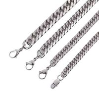 Chain double button Bracelet punk style 304 stainless steel ...