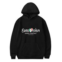 Erkek Hoodies Sweatshirts Eurovision Şarkı Yarışması Turin 2022 Hoodie Sweatshirt Harajuku Pullover Moda Giysileri Günlük Uzun Sleevemen's