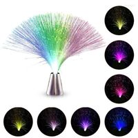 Украшение вечеринки многоцветная светодиодная волоконно -оптическая лампа Ламп