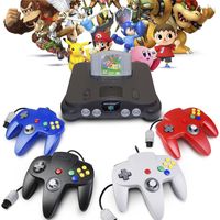 N64 Controller Wired Controllers Classic 64-bit Gamepad Joystick for PC N64 Console Video Game System DHL