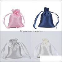 Depolama Çantaları Ev Organizasyonu Housekee Bahçe Düz Renk Çanta Giyim Paketleme Bilezik Poşeti Şeker Dizesi Dekorasyon Kadın MAN PACK