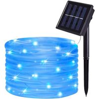 Strings IP65 Waterproof Outdoor Rainbow Tube Rope LED Strip Solar String Lights Christmas Tree Garden Fence Decoration 50 100 200l233e