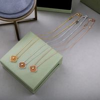 Moda mücevher tasarımcısı zinciri elmas kolye yonca kolyeler kadın mücevher altın zincirleri mücevher bağlantısı collier colliers kolye kolye bijoux