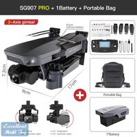 SG907 PRO 4K-DH Dual Camera 5G FPV Drone, 50x Zoom, 2 Axis Gimbal Anti-shake, Brushless Motor, GPS& Optical Flow Position, Smart F266j