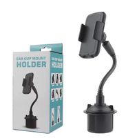 Car Cup Holder Phone Mount Adjustable Gooseneck 360 Degree Rotatable Cellphone Cradle for iPhone Samsung Galaxy Huawei