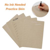 5pcs Tattoo Practice Skin No Ink Needed Microblading Accessories Permanent Makeup 3D Eyebrow Artificial Skin for Body Art Beginner286Z