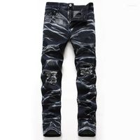 Jeans masculinos Classic Direct Stretch Black Business Casual Denim