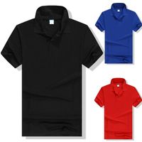 Мужские поло в хлопок унисекс Soild Color Sport Рубашки для гольф -рубашки коротки