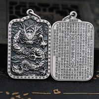Colliers pendentifs Retro National Tide Series Guanyin Bouddha Guan Gong Kylin Pixiu Dragon Tiger Amulet Men Transfert Collier Accessoires