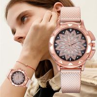 Montre-bracelets Luxury Femme Regarder le quartz de mode Regardez la décoration de diamants