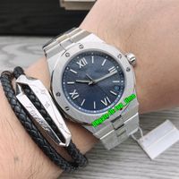 Super-versie horloges Andrea Pirlo Alpine Eagle 41mm Cal.01.01-C Automatic Mens Watch 298600-3001 Blue Dial Stainless Steel Bracel264D