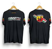 T-shirts masculins T-shirt Abarth Trim Corse-duplex Unisexe Racing Fiat 500 Tuning Track