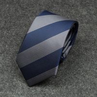 Mens designer slipsar slips ränder pläd bokstäver