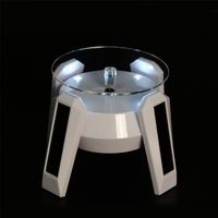 Fashion UFO with Light Display Stand Rotating Jewelry Bracelet Ring 220630