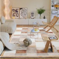 Carpets Retro Chessboard Living Room Large Area European Hom...