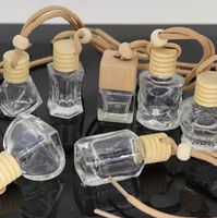 Автомобильные парфюмерные бутылка для дома диффузоры подвесной духовой орнамент освежитель воздуха для эфирных масел аромат пустые стеклянные бутылки FY5288 F0628G04