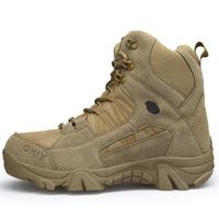 Winter Fashion Military Boots Men's Comfortable Ankle Boots Men Work Shoes Army Desert Combat Boots Men Snow Footwear182d