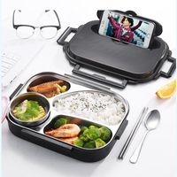 Dinnerware Sets Stainless Steel Lunch Box For Kids School Ch...