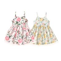 Girl' s Dresses Infant Baby Girl Dress Floral Print Slee...