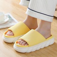 Slippers Flax Home Thick- soled Anti- slip Silent Comfortable ...