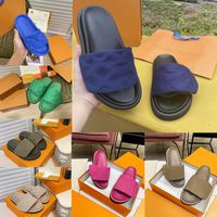 Designers Women Velcro Sandals Embossed Mules Sandal Women S...