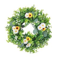 Decorative Flowers & Wreaths 16 Inch Green Plants Floral Gar...