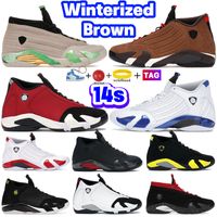 Diseñador 14 14s Zapatillas de baloncesto Baloncesto Brown Hyper Royal Low Aali May Fortune Men Mujer Zapatillas de deporte Gimnasio Toro Rojo Negro Amarillo SE Black Anthracite Hombre Entrenadores