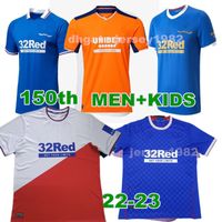 22 23 Rangers FC Legends Soccer Jerseys Third Shirt Ramsey Sakala Glasgow 2021 2022 Hagi Men Football Shirt Toit Morelos Amad Tavernier Aribo Kent