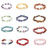 Decorative Objects & Figurines Chakras Irregular Bracelets Rose Quartz Mineral Stone Rings Necklaces Natural Crystals Gravel Amethyst Pink A