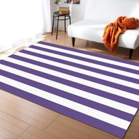 Ковры полосы фиолетовых белых ковров для гостиной коврик детская кровать напол окно кровати домашний декор коврики MatcarpetScarpets