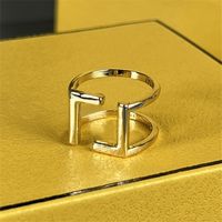 Doppelbretter frauen designer ring für frauen designer goldringe eröffnung silber marke ringe mit original logo mode frau schmuck