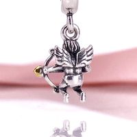Authentic 925 Sterling Silver Cupid Dangle charm Fit DIY Pandora Bracelet And Necklace 791251263x