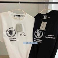 Designer t shir Bblencaigas Fashion Shirs Family b Summer 2022 Paris Women's Mid Long Shor Sleeve T-shir Female Korean Suden Loose Half Harajuk