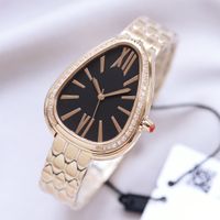 Luxus -Designer -Schlangen Uhren Damen 35mm Schlange Watch Dekoration Edelstahldreieck Waterdosient Uhr 6 Style Geschenk 2022