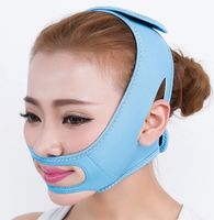 Elastic V Face Shaper Ascensor Massager Doble Chin Vendaje Fin Thin Face Care Care Beauty Health Slimming Mask 034