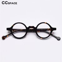 Retro Punk Acetate Optical Frames Round Small Frame Men Women Fashion Computer Glasses Sunglasses257W