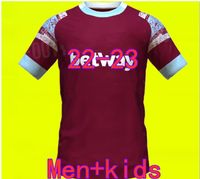Novo 22 23 23 Menkids Kit Soccer Jerseys 2021 2022 Home Away Away 3rd Yarmolenko West Noble Bowen Ham Antonio Soucek United Benrahma Football Shirt Kits Sock Sets Full Sets