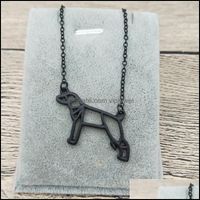 Pendant Necklaces Pendants Jewelry Origami Whippet Necklace Charm Female Male Gift Fashion Women Jewellery Geometric Drop Delivery 2021 Ta