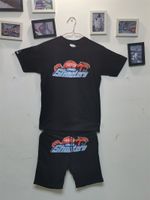 Summer 2022 Men's Trapstar London Chenille t Shirt Shooter Black Cotton Tracksuit Set Printed Street Couple Dress S-2