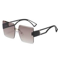 Gafas de sol de diseñador Gafas de sol de alta gama europeas y estadounidenses Gasas de alta calidad sin borde de moda