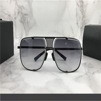 - Lunettes de soleil carrées Cadre noir Grey Grey Gradient Sunglasses Drive les lunettes de verre de soleil neuves avec Box240J