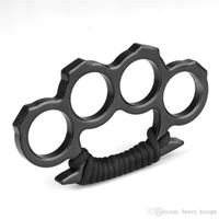 THICK Finger Buckle Four Finger Ring Self-Defense Tools BrokenWindow KNUCKLE DUSTER Selfdefensesupplie 00032448