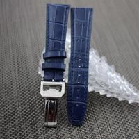 Кожаные часы Blue Watch Band с весенним баром для IWC Air бесплатно в складе