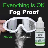 Ferramentas de limpeza de carros HGKJ Opiçal Agente de Antifogging para evitar copos Lente de proteção para proteção do olho Capacete de neblina Janela de espelho de vidro 10 ml