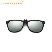 Sunglasses Longkeeper Clip On Women 2022 Driving Uv Flip Up Polarized For Men Blue Lens Big Size Fishing EyeglassesSunglasses